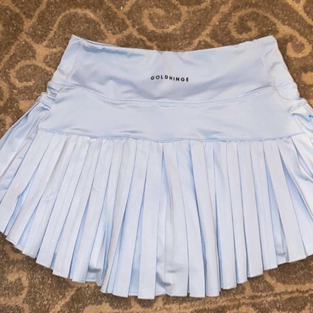 gold hinge skirt